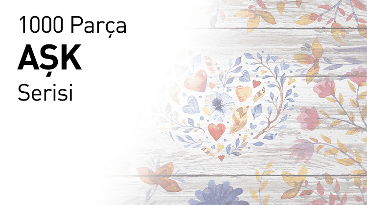 1000 Ahşap Parçalı Puzzle Aşk Serisi Görseli