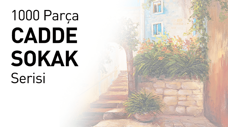 1000 Ahşap Parçalı Puzzle Cadde Sokak Serisi Görseli
