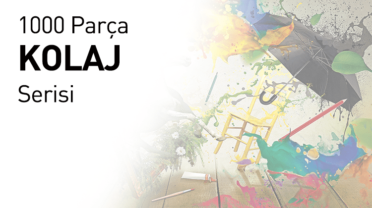 1000 Ahşap Parçalı Puzzle Kolaj Serisi Görseli