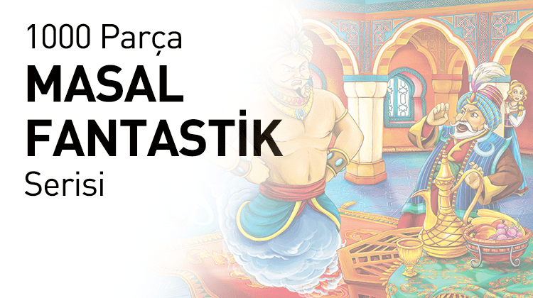 1000 Ahşap Parçalı Puzzle Masal Fantastik Serisi Görseli