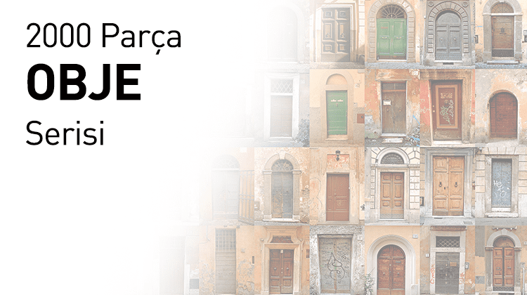 2000 Ahşap Parçalı Puzzle Obje Serisi Görseli