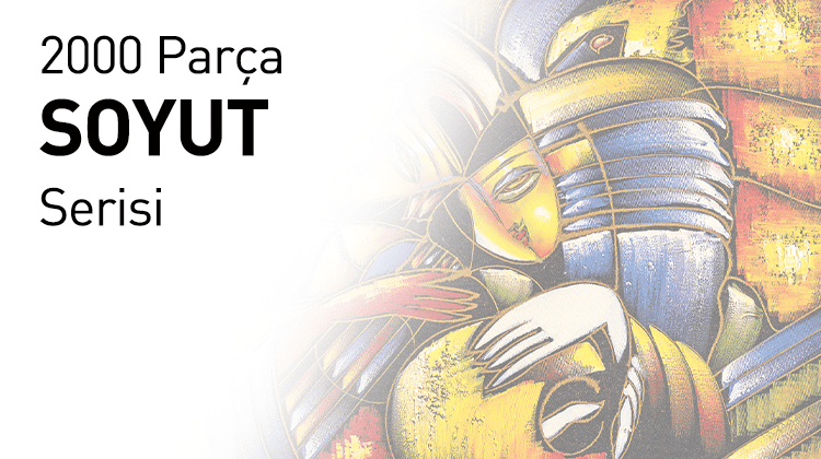 2000 Ahşap Parçalı Puzzle Soyut Serisi Görseli