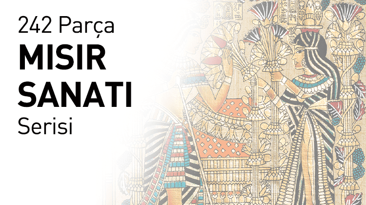 242 Mega Parça Ahşap Puzzle Mısır Sanatı Serisi Grup Görseli