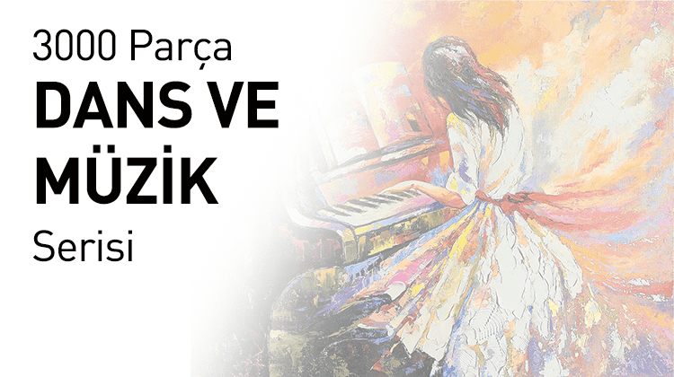 3000 Ahşap Parçalı Puzzle Dans Müzik Serisi Görseli