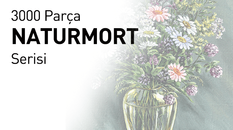 3000 Ahşap Parçalı Puzzle Naturmort Serisi Görseli