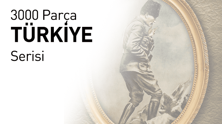 3000 Ahşap Parçalı Puzzle Türkiye Serisi Görseli