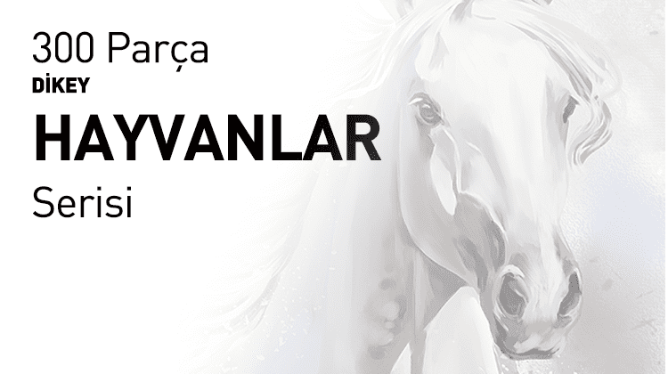 300 Parça Dikey Hayvanlar Serisi Görseli