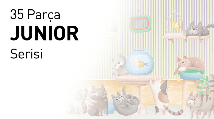 35 Parça Çocuklar için Ahşap Puzzle Görseli