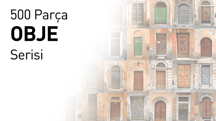 500 Ahşap Parçalı Puzzle Obje Serisi Görseli