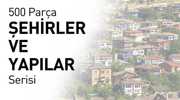 500 Ahşap Parçalı Puzzle Şehirler ve Yapılar Serisi Görseli