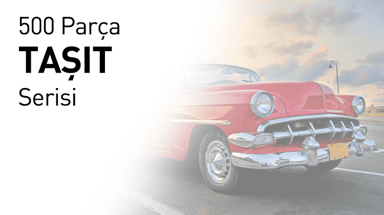 500 Ahşap Parçalı Puzzle Taşıt Serisi Görseli