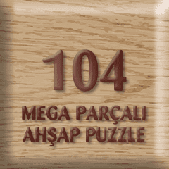 104 Mega Parçalı Ahşap Puzzle Yönlendirme Görseli
