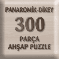 300 Parça Ahşap Puzzle Panaromik Dikey Yönlendirme Görseli